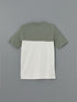 LC Waikiki Crew Neck Short Sleeve Combed Cotton Men's T-shirt with Color Block